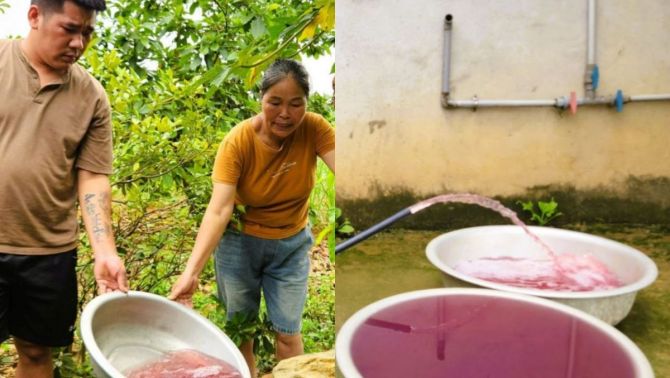 Vụ nước giếng khoan đổi màu tím ngắt ở Thanh Hóa: Lời thú nhận bất ngờ từ doanh nghiệp giặt là