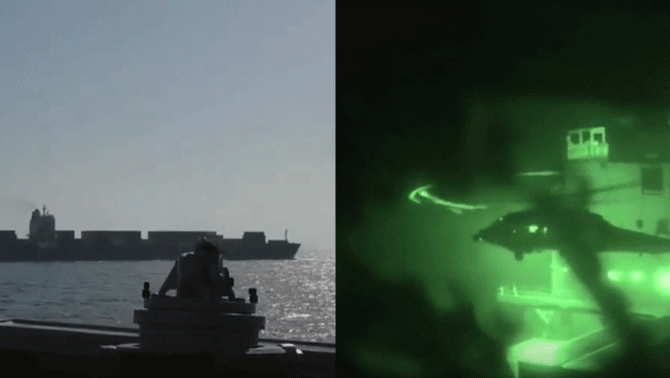 Tàu chở hàng treo cờ Iran bị quân đội Mỹ đã nã pháo và bắt giữ: Mỹ sẽ ‘xử lý’ con tàu thế nào?