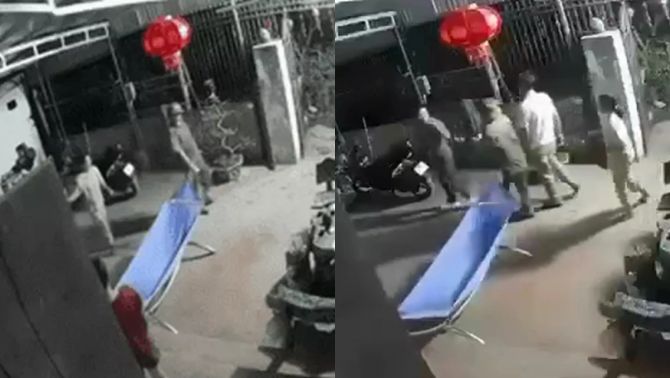 Camera ghi lại diễn biến trước thời điểm trưởng thôn bị đâm tử vong: Tình hình hiện tại cán bộ an ninh bị thương nặng