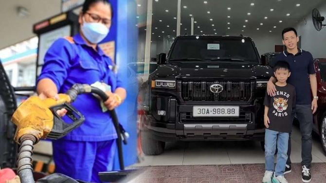 Giá xăng dầu mới nhất 21/4: RON95 chạm đáy, ‘xế hộp’ của Văn Quyết đổ đầy bình hết bao nhiêu?