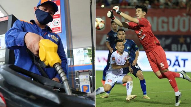 Giá xăng dầu mới nhất chiều 22/4: RON95 'rẻ hết nấc', giá vé xem HAGL vs Hải Phòng rẻ hơn 1 lít xăng