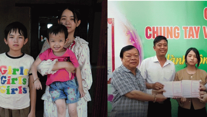 Cập nhật mới nhất tổng số tiền bé gái 16 tuổi nuôi ba em được hỗ trợ? Số tiền được sử dụng thế nào?