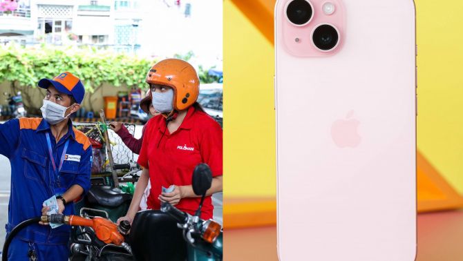 Giá xăng hôm nay 24/3 tiếp tục giảm mạnh, về dưới 22.000 đồng/lít, giá dầu diesel cực rẻ, giá iPhone 15 có rẻ không?