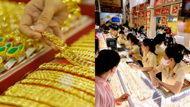 Giá vàng hôm nay tối 24/4: Bảng giá nhẫn 9999 giảm rõ rệt hơn vàng miếng SJC, thị trường còn dao động mạnh