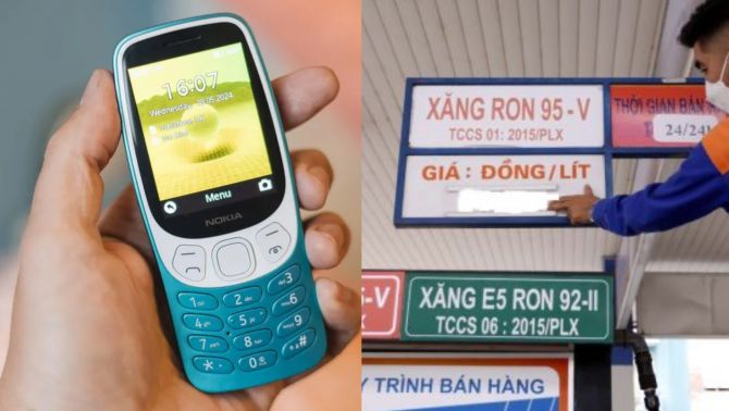Giá xăng dầu hôm nay trưa 24/4: Xăng E5 RON92 hơn 21.000 đồng/lít, dầu diesel siêu rẻ, điện thoại Nokia vẫn bèo