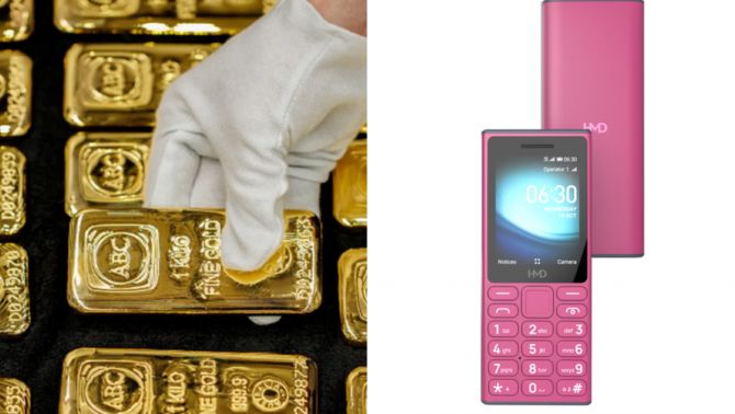 Giá vàng hôm nay 25/4: Vàng thế giới tăng nhẹ, vàng trong nước giảm sâu đủ để mua điện thoại Nokia