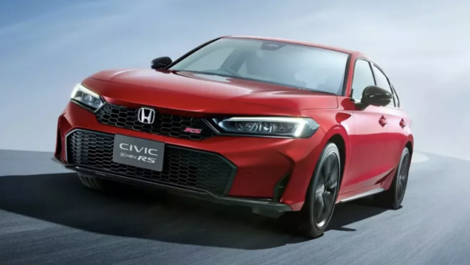 Honda Civic e:HEV RS 2026 ‘trình làng’: Sedan hybrid cỡ C mạnh 181 mã lực, ‘so găng’ cùng Mazda3