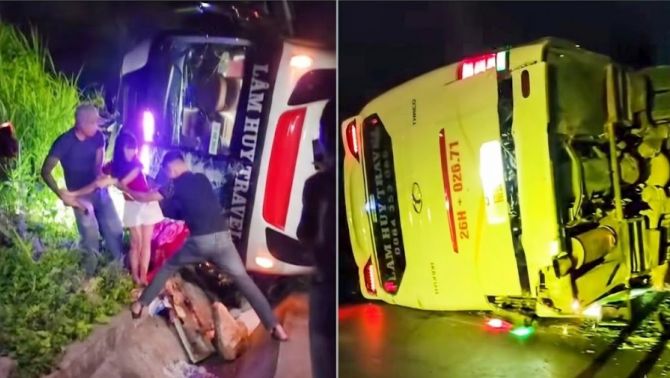 Lật xe khách chở 39 người ở Lào Cai: Nguyên nhân tai nạn và tình hình cách hành khách?