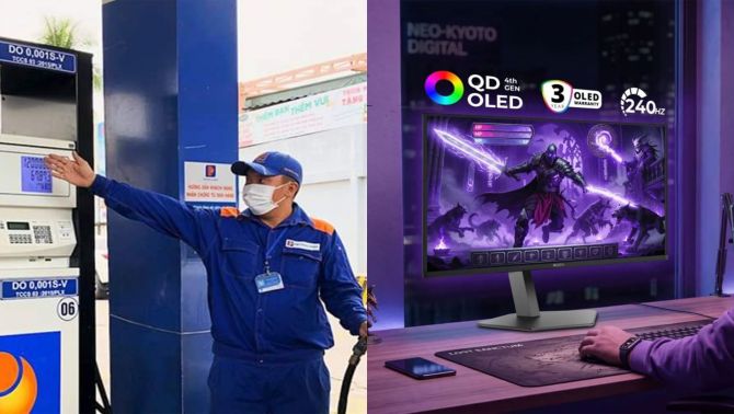 Giá xăng RON95, RON92 hôm nay 26/4 giảm 5 ngày liên tiếp, AOC ra mắt mẫu màn hình gaming mới 'cực chát'