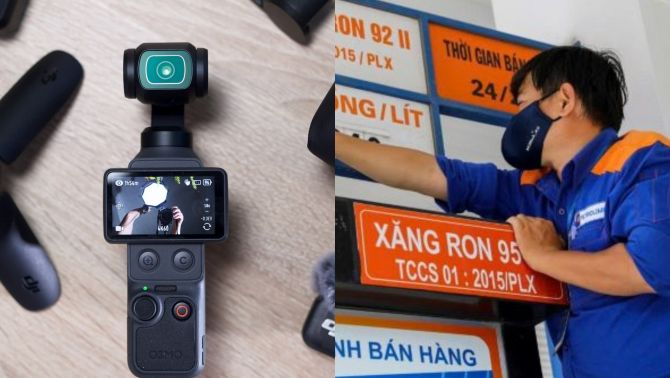 Bảng giá xăng dầu hôm nay chiều 28/4, xăng RON95, xăng RON92 giảm kịch sàn, Dji Pocket 4 giá cực tốt