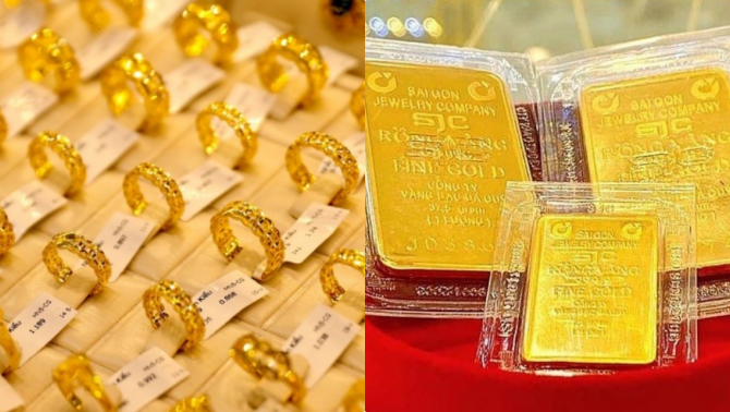 Giá vàng hôm nay 29/4: Vàng SJC nhẫn trơn 9999 'sập' sau khi tăng phi mã, cảnh báo 'đu đỉnh' cận lễ