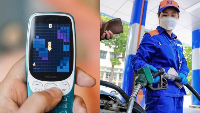 Bảng giá xăng dầu sáng nay 30/4: Xăng RON 92 thấp hơn đỉnh 8.488 đồng, điện thoại Nokia rẻ như cho