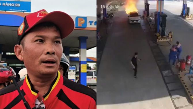 Vụ cháy ô tô tại cây xăng: Đội trưởng SOS kể khoảnh khắc đau xót phát hiện 2 thiếu niên tử vong sau khi dập lửa xong