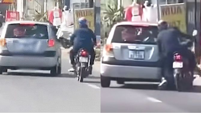 Lời giải thích của tài xế ô tô chèn ngã người đi xe máy giữa quốc lộ, đã có kết quả nồng độ cồn và ma túy