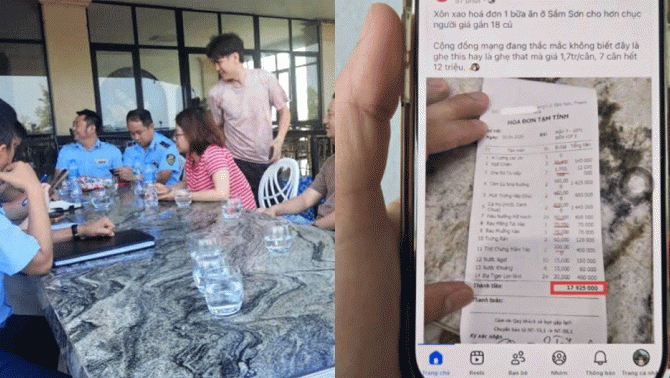 Kết quả điều tra vụ ‘chặt chém’ hóa đơn bữa ăn gần 18 triệu đồng tại Sầm Sơn gây hoang mang dư luận