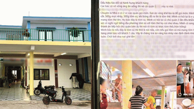 Thực hư vụ nhà hàng ở Hà Tĩnh ‘đổi tôm’ sú thành tôm thẻ bị khách phản ánh liền định lao vào xô xát