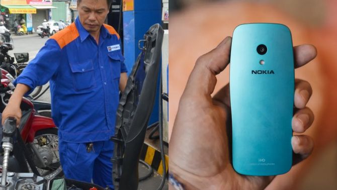 Bảng giá xăng dầu hôm nay 4/5, xăng RON95 cách mốc trước xung đột 2000 đồng/lít, điện thoại Nokia rẻ