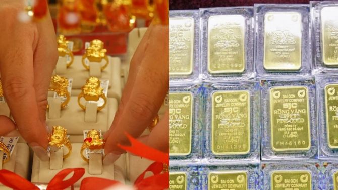 Giá vàng hôm nay (trưa 4/5): Vàng SJC, nhẫn 9999, BTMC cùng lên giá sau lễ, khoảng cách mua - bán nới rộng