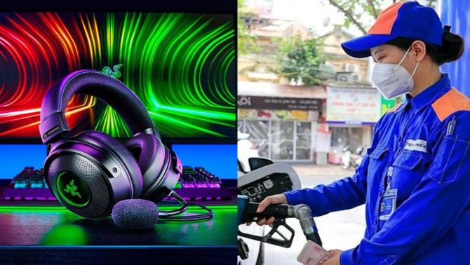 Bảng giá xăng dầu sáng 4/5: Dầu diesel giảm 16.000đ từ đỉnh, xăng rẻ nhất khu vực, giá tai nghe gaming Razer ra sao?
