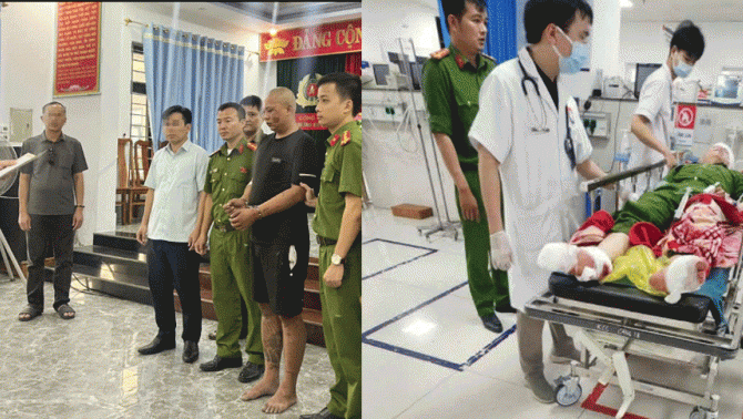 Lời khai gã đàn ông dùng hung khí tấn công khiến đại úy công an đứt lìa một phần bàn chân phải vừa bị bắt khẩn cấp
