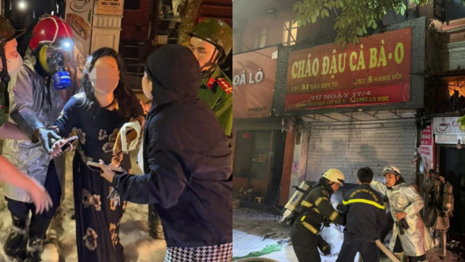 Cháy hàng cháo ở phố cổ Hà Nội: Tiết lộ giây phút 'ngàn cân treo sợi tóc' cứu 4 nạn nhân thoát chết