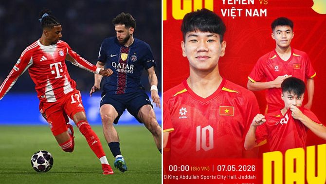 Kết quả bóng đá hôm nay: U17 Việt Nam đại thắng ở VCK châu Á 2026; Kịch bản không tưởng tại Cúp C1