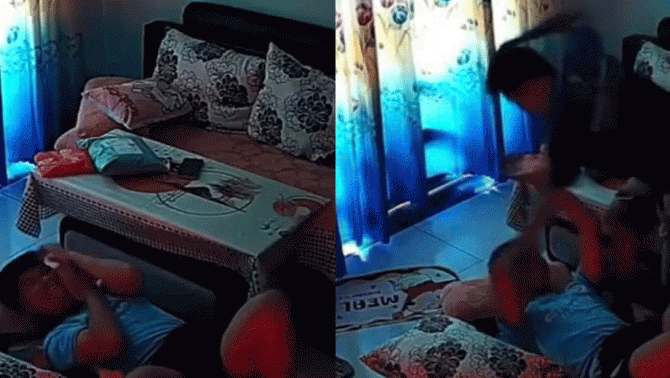 Camera ghi lại cảnh cha dượng đánh đập con riêng của vợ: Nạn nhân khóc lóc cầu xin bất thành