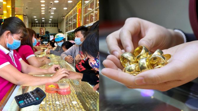 Giá vàng hôm nay (trưa 7/5): Vàng SJC, nhẫn 9999 lập đỉnh mới, khách mua tăng, có nên bán chốt lời? 