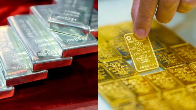 Giá vàng, bạc hôm nay 7/5 đồng loạt tăng, vàng SJC áp sát đỉnh, bạc thế giới vượt mốc khiến thị trường dậy sóng