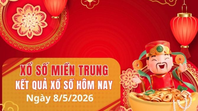 Kết quả xổ số miền Trung hôm nay 8/5/2026: Gia Lai và Ninh Thuận mới nhất 