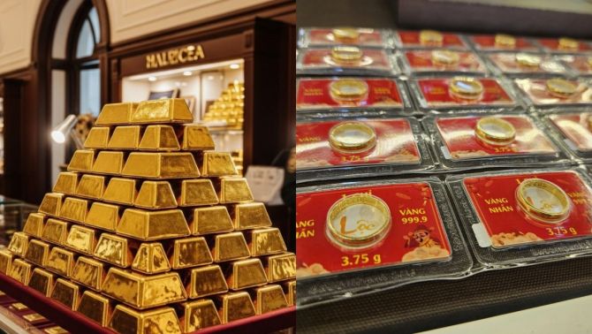 Giá vàng hôm nay (trưa 8/5): Vàng miếng SJC, nhẫn trơn xuất hiện tình trạng lạ, chênh lệch kỷ lục với vàng thế giới