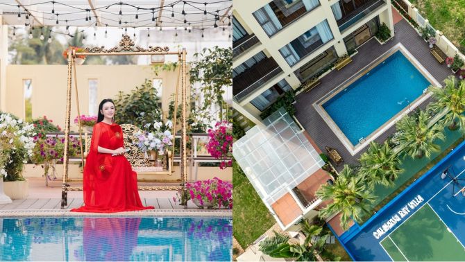 Nữ NSƯT, trưởng khoa thanh nhạc đình đám sở hữu biệt phủ 1.000m2, có sân bóng rổ, nhan sắc vạn người mê