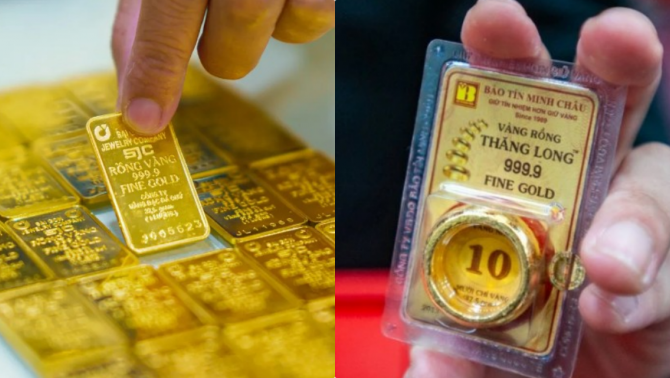 Bảng giá vàng hôm nay 10/5: Vàng miếng SJC vàng nhẫn 9999 'giữ vững đỉnh', vàng thế giới bật tăng đột ngột