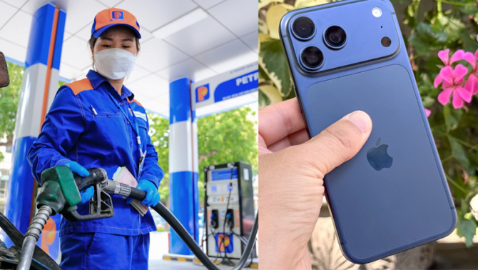 Bảng giá xăng dầu chiều ngày 10/5: Xăng RON 95 tăng hơn 1.000 đồng/ lít, bảng giá iPhone 17 ưu đãi