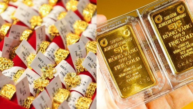 Bảng giá vàng hôm nay 11/5: Vàng miếng SJC nhẫn 9999 'rớt giá thảm hại' 4 lần trong 1 ngày, cảnh báo còn giảm!