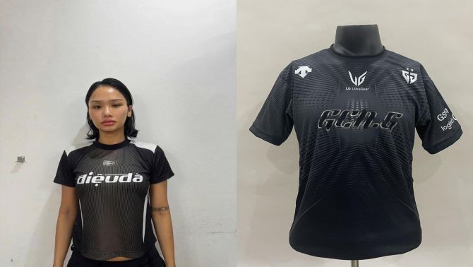 Một mẫu áo đấu Esports bỗng hot trở lại nhờ...Miu Lê