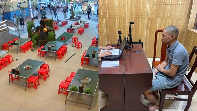 Lời khai thanh niên 2008 dùng hung khí đập phá quán nướng, chống đối công an ở Bắc Ninh