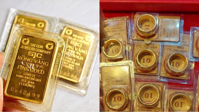 Giá vàng hôm nay 12/5: Vàng SJC, nhẫn 9999 đồng loạt lao dốc, vàng thế giới hưởng lợi từ Trung Đông