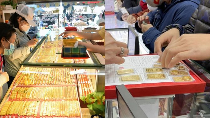 Giá vàng hôm nay (trưa 13/5): Vàng SJC, nhẫn 9999, vàng thế giới cùng lao dốc, chênh lệch nội - ngoại kéo giãn 