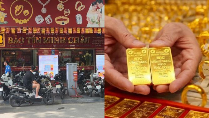 Giá vàng hôm nay (chiều 13/5): Vàng SJC, nhẫn 9999 lùi khỏi đỉnh, dân xếp hàng ‘gom vàng’, chợ đen hạ giá sốc 