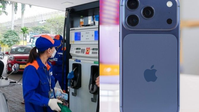 Giá xăng hôm nay trưa 14/5: Xăng RON92 RON95 rẻ hơn đỉnh 8.000-10.000 đồng/lít, iPhone 17 Pro có giảm