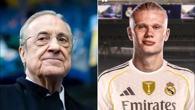Chủ tịch Florentino Perez chính thức xác nhận, Real Madrid chốt vụ Erling Haaland trong hè 2026