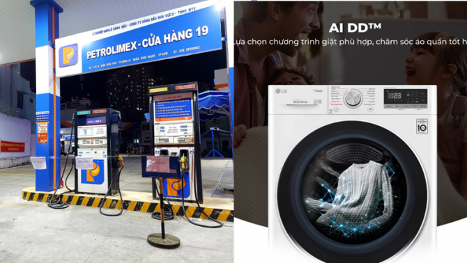 Giá xăng dầu ngày 15/5: Xóa sổ xăng không chì RON 95, giảm đồng loạt giá xăng, máy giặt LG AI giảm sâu
