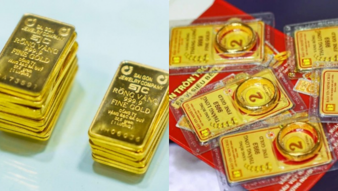 Bảng giá vàng hôm nay 17/5: Vàng miếng SJC nhẫn 9999 'gồng lỗ', cảnh báo giá chưa chạm đáy thực sự