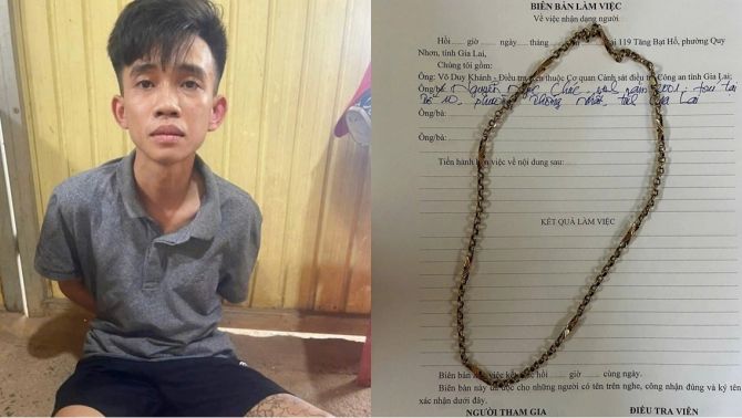 Lời khai thanh niên cướp dây chuyền vàng rồi quay lại đe dọa nạn nhân, bị bắt khi lẩn trốn ở đâu?