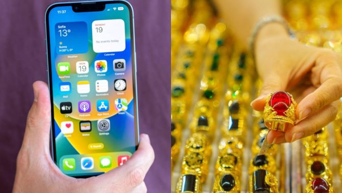 Giá vàng hôm nay 18/5: Duy trì đà giảm với cả vàng miếng và vàng nhẫn, 1 chỉ vàng thừa mua iPhone 14