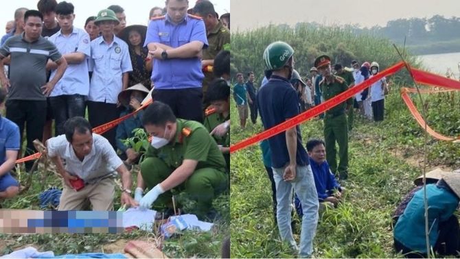 Hiện trường nơi 5 em học sinh đuối nước thương tâm ở sông Lô, Phú Thọ, đã xác định được danh tính