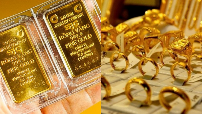 Bảng giá vàng hôm nay 19/5: Vàng miếng SJC nhẫn 9999 bật tăng 'ngoạn mục', vàng thế giới 'nhảy vọt'