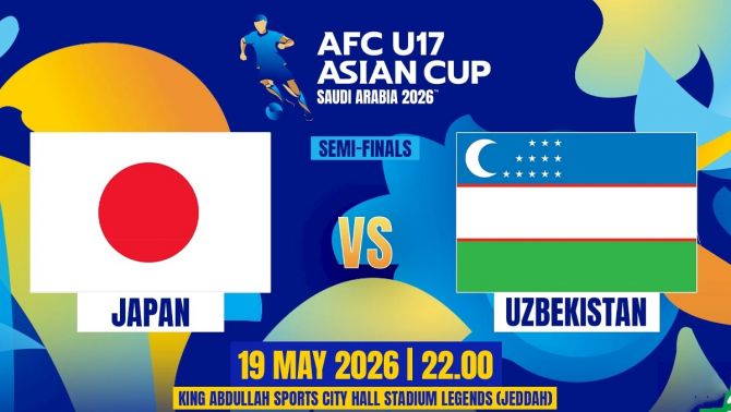 Kết quả, tỷ số U17 Nhật Bản vs U17 Uzbekistan 22h 19/5 - Bán kết U17 châu Á: Bản lĩnh nhà vô địch