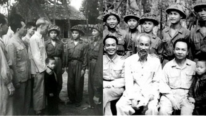 Cậu bé ‘đi lạc’ trong bức ảnh chụp cùng Bác Hồ 72 năm trước: Gia đình 4 đời được gặp Bác, giờ là thiếu tướng